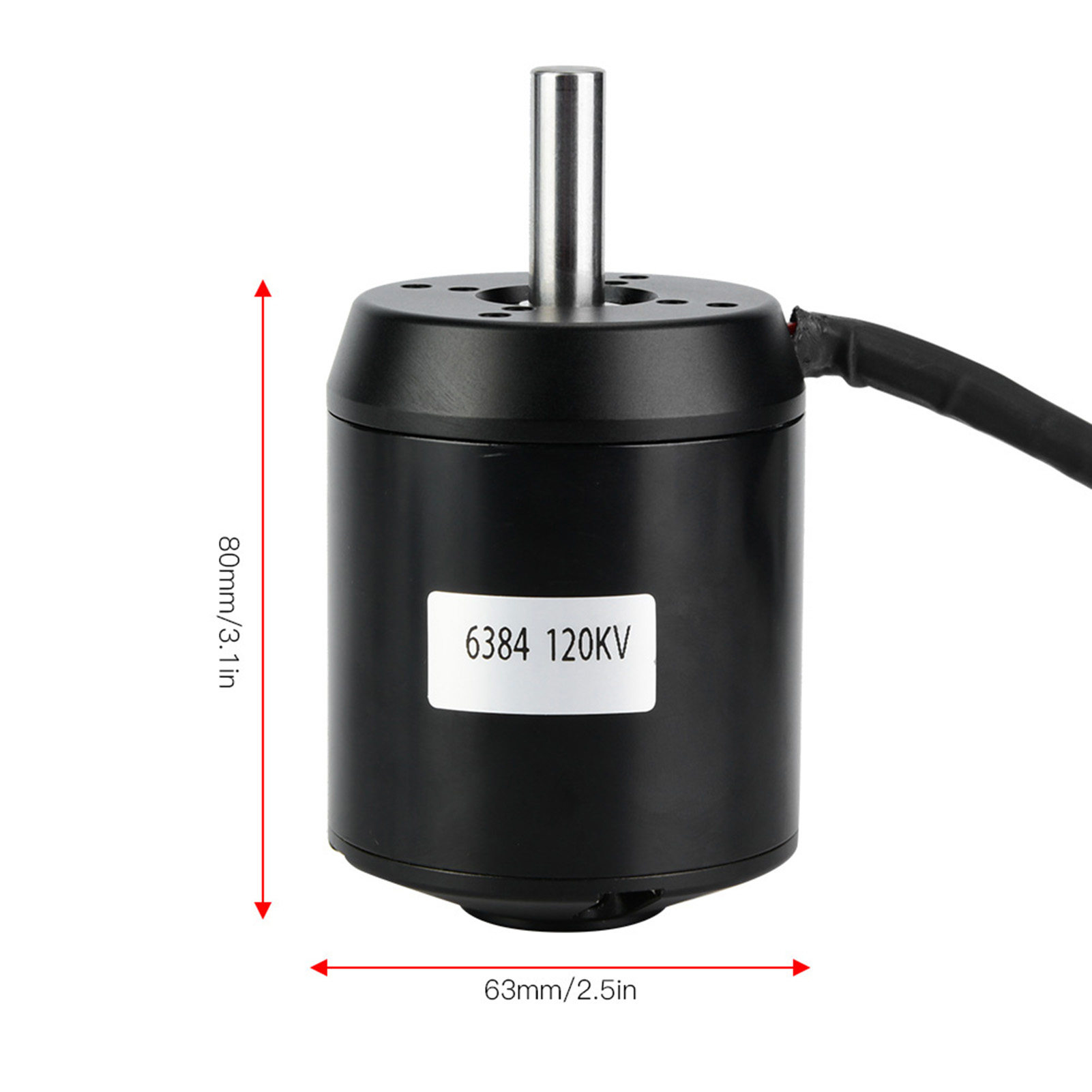 6384 120 kV BLDC Outrunner bür – 6384 Brushless Motor Sensored Bewertung und Preis